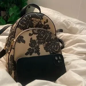 Michael Kors | Bags | Michael Kors Lace Black And Tan Mini  display picture 3
